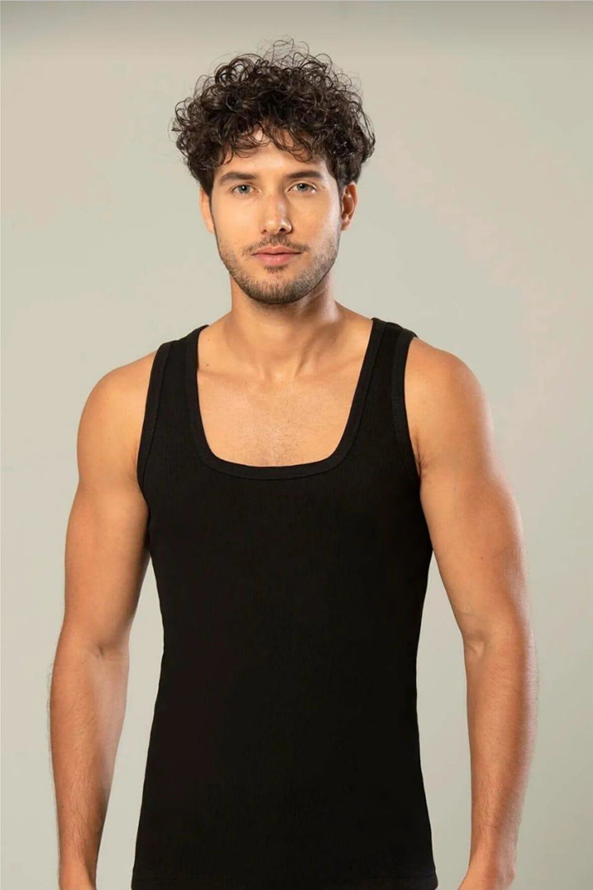 ERDEM 1128 ERKEK KARE YAKA KAŞKORSE ASKILI ATLET TEKLİ