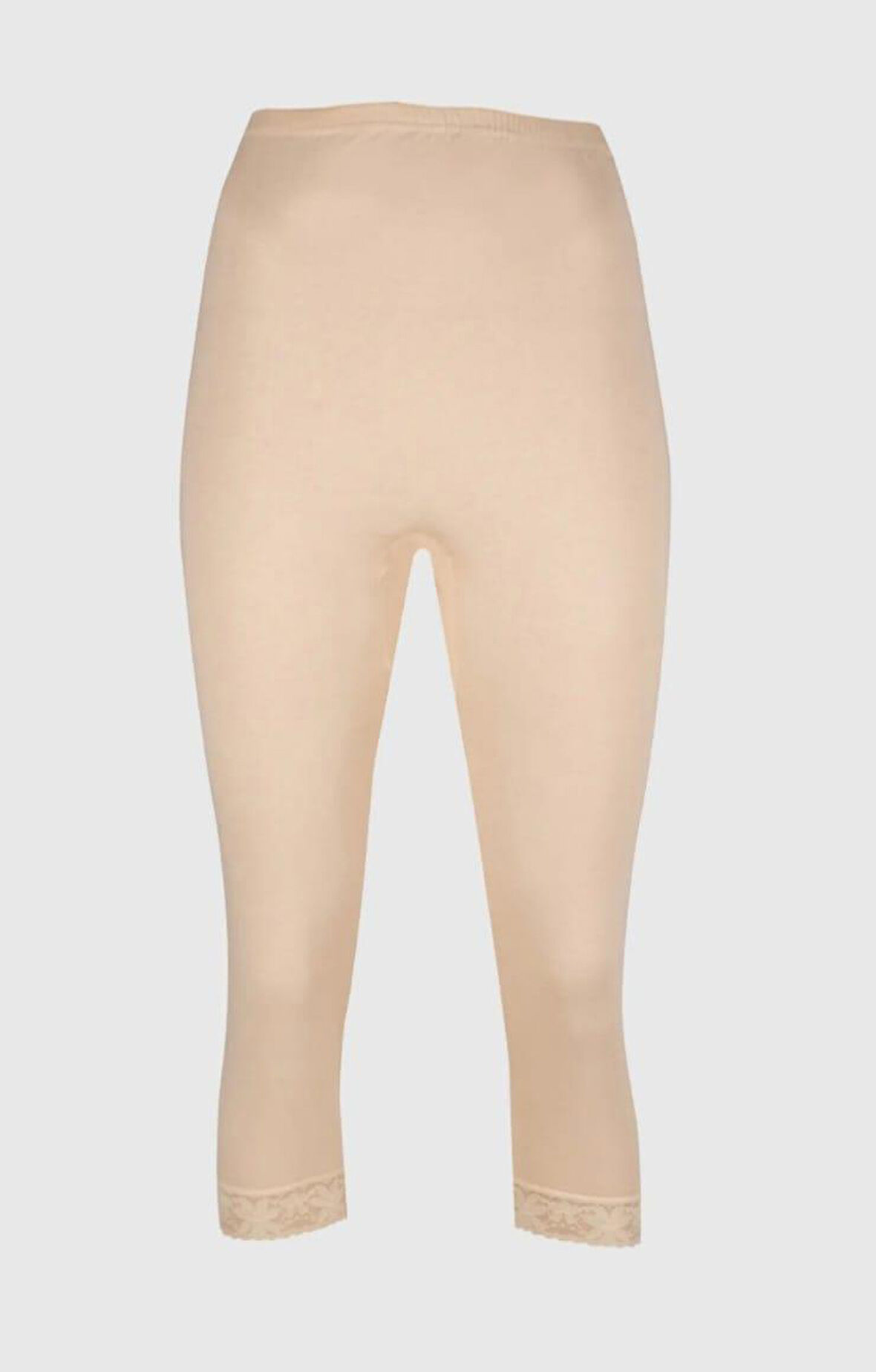 CEYLANOĞLU 237 KADIN RİBANA DANTELLİ DİZALTI TAYT 12 ADET