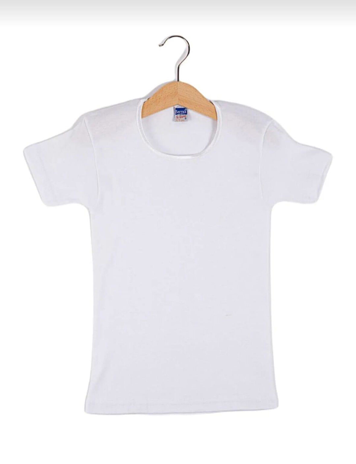 BERRAK 2508 KIZ ÇOCUK RİBANA KISA KOLLU ATLET 12 ADET