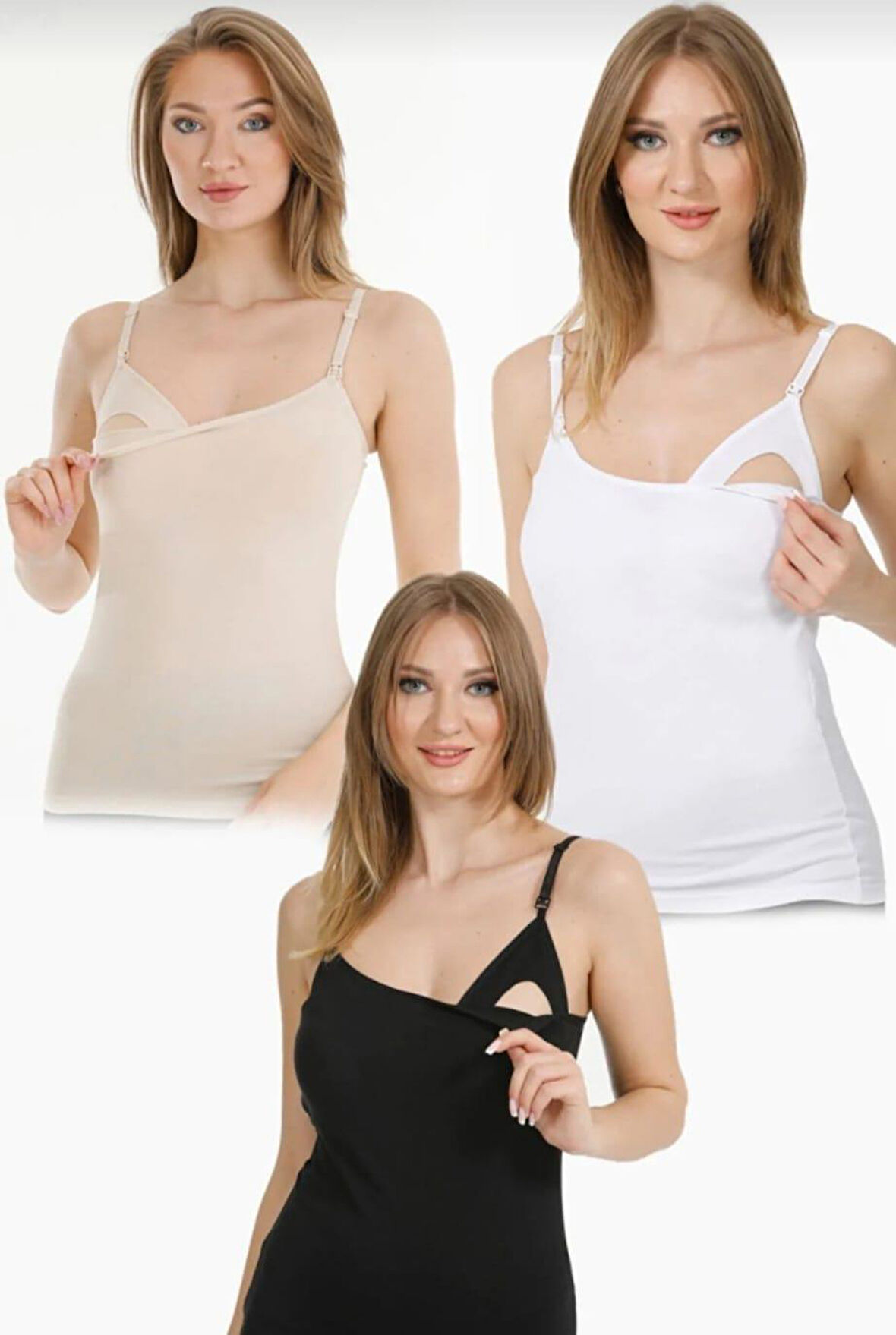 LİZA KADIN PENYE EMZİRME ATLET 3 ADET