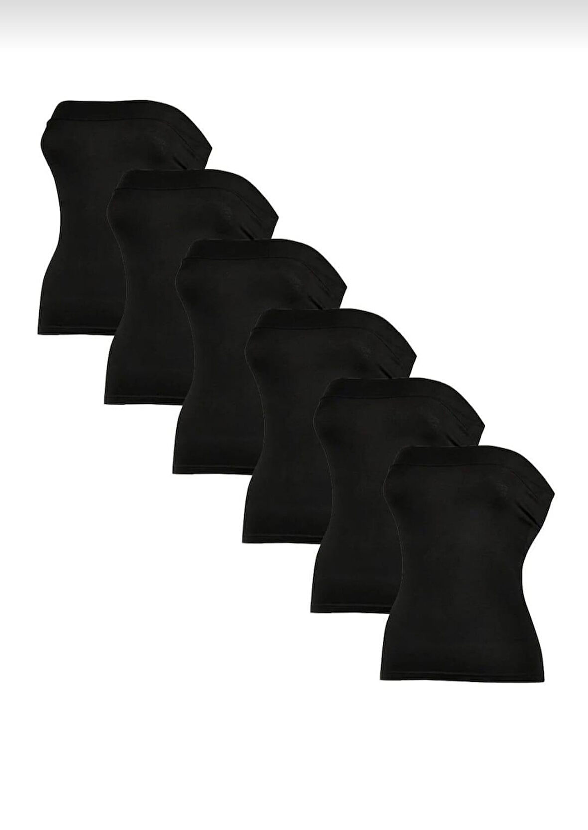 YILDIZ 2181 KADIN LİKRALI STRAPLEZ ATLET 12 ADET