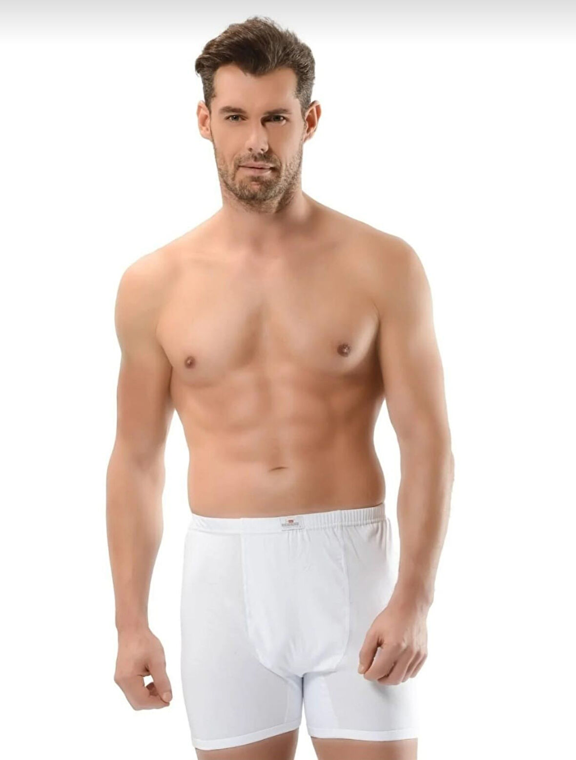 JİBER 102/108 ERKEK %100 PAMUK PAÇALI BOXER 12 ADET