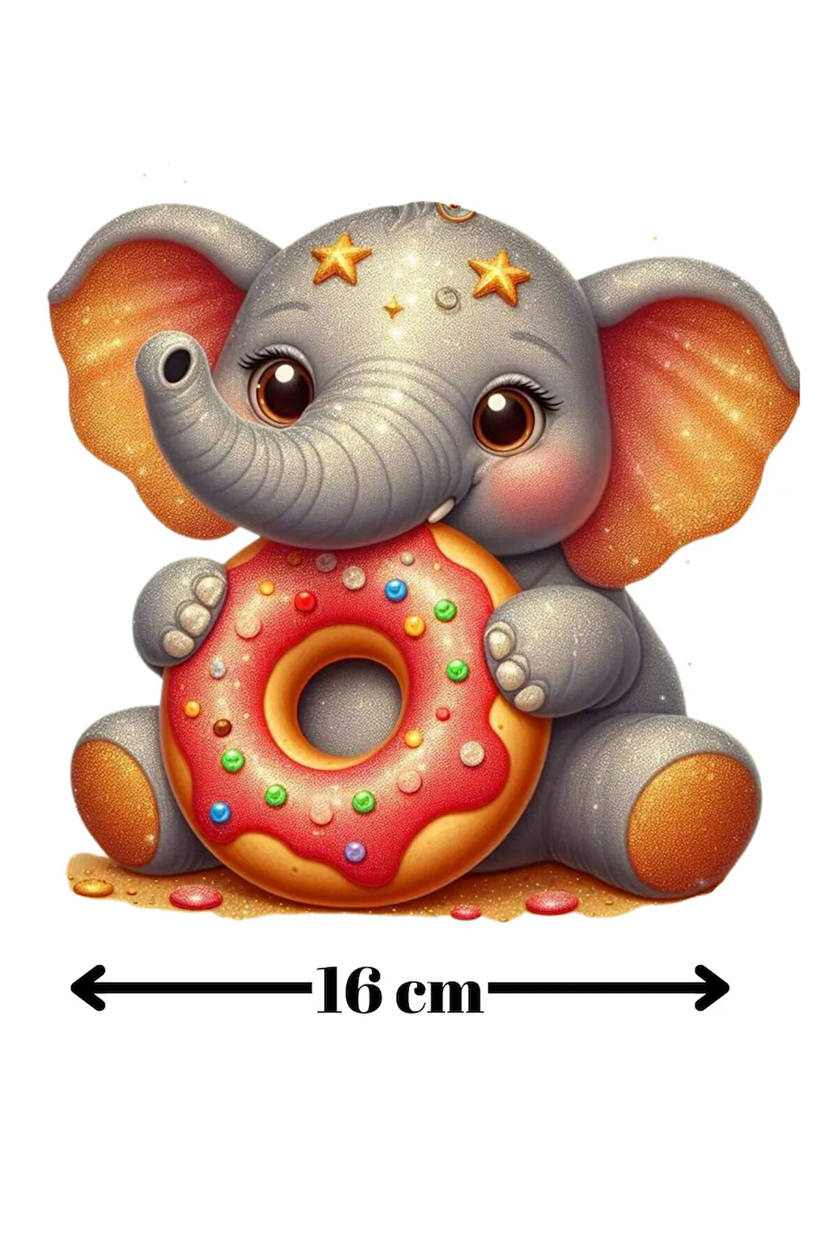 Tatlı Fil Dostları Çocuk Odası Duvar Stickerı
