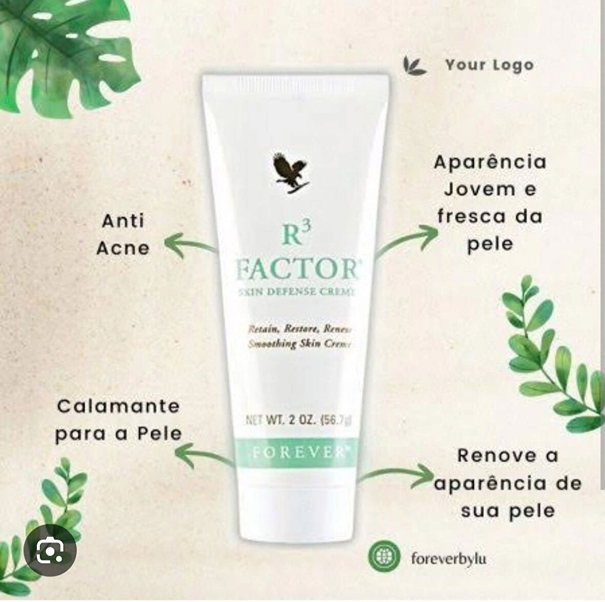 Aloe Veralı R3 Factor Skin Defence Creme Nemlendirici