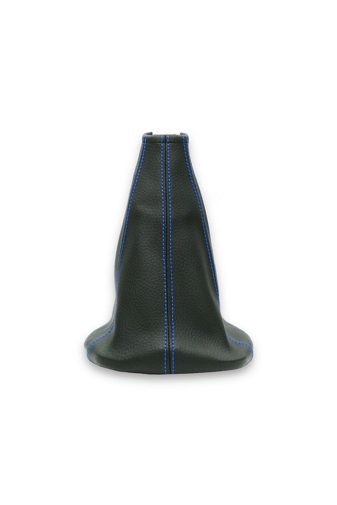 Seat Cordoba 2002-2009  Uyumlu Vites Körüğü Siyah Deri Mavi Dikiş  