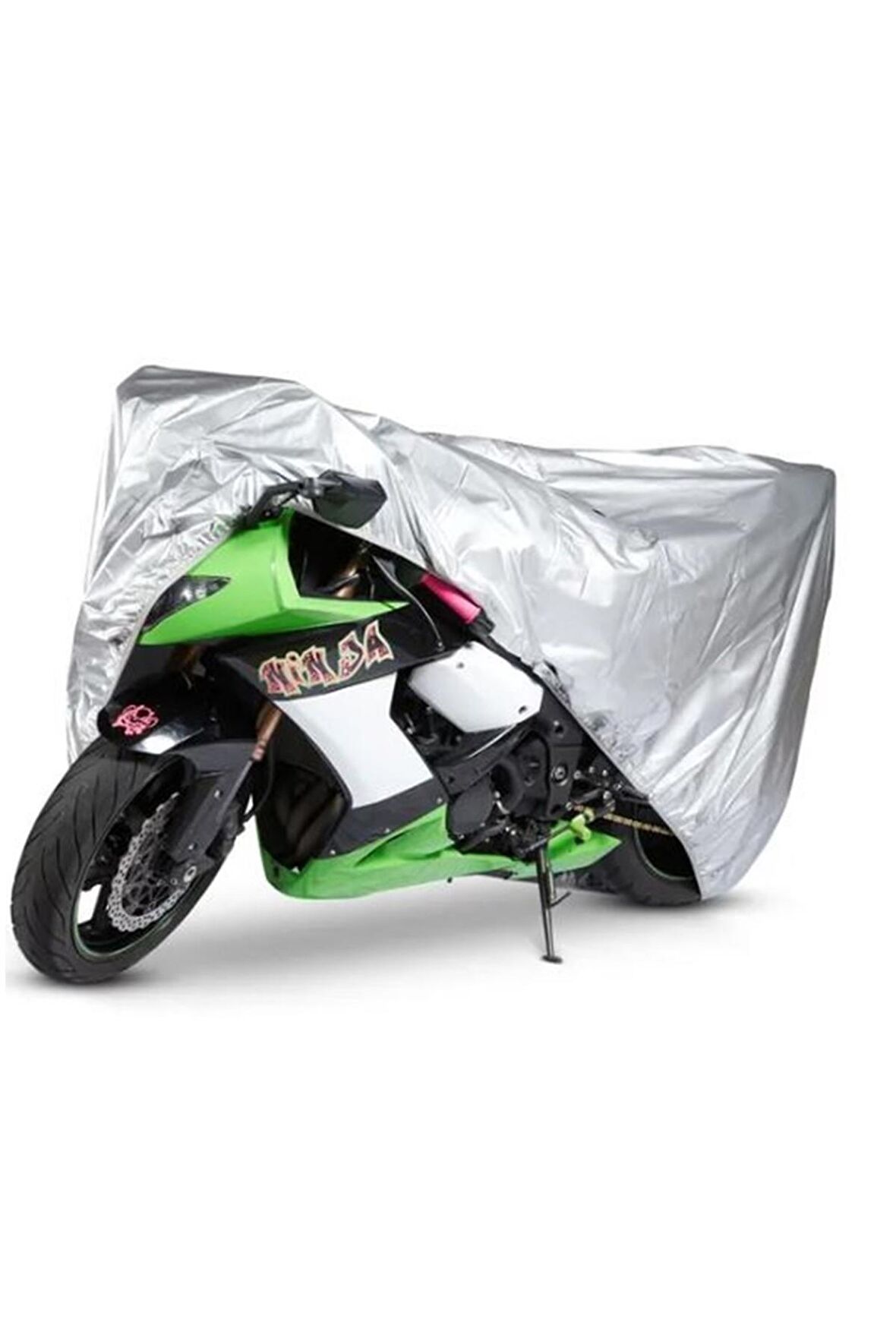 Yamaha Tdr 125r Çantalı Motosiklet Motor Koruma Brandası Miflonlu Premium 4 Mevsim Koruma Gri