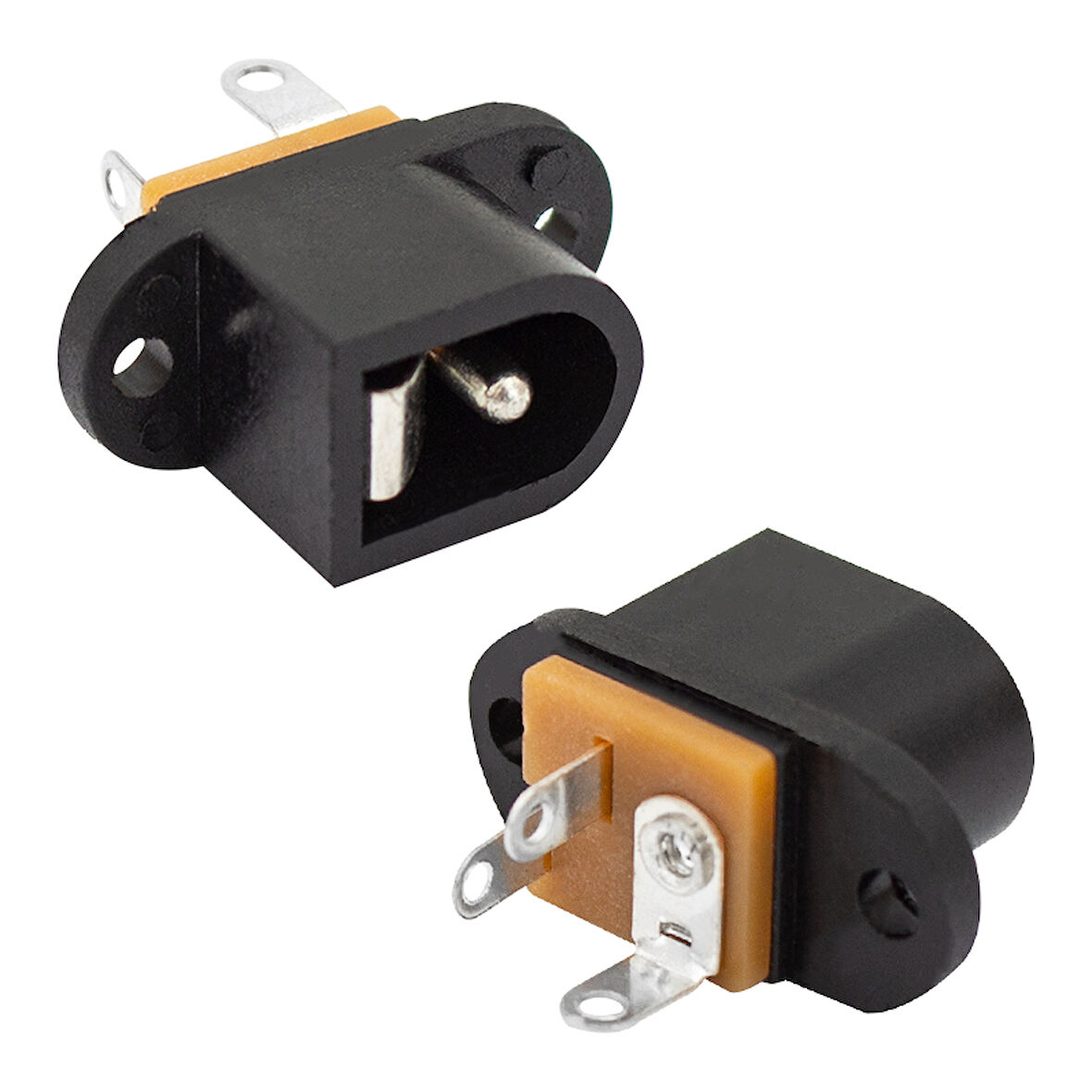 ADAPTÖR FİŞİ DC JACK KULAKLI TİP 2.1MM KULAKLI TİP DC-0053 (IC-258F) (4767)