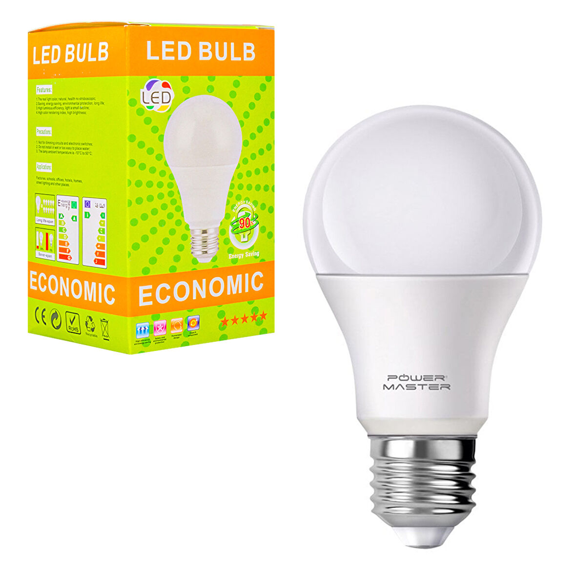 E27-220V 9 WATT 6500K BEYAZ LED AMPUL (4767)