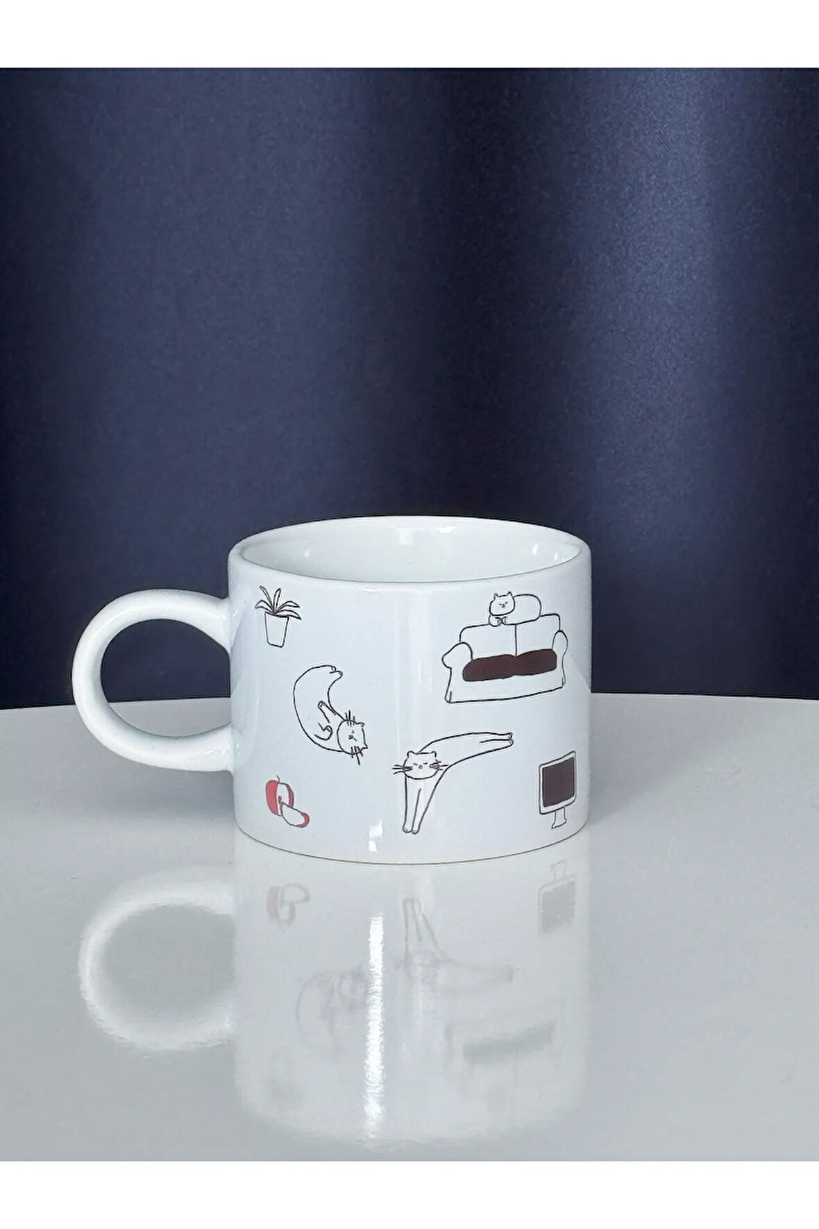 Cat Person Kupa Bardak Kahve Mug
