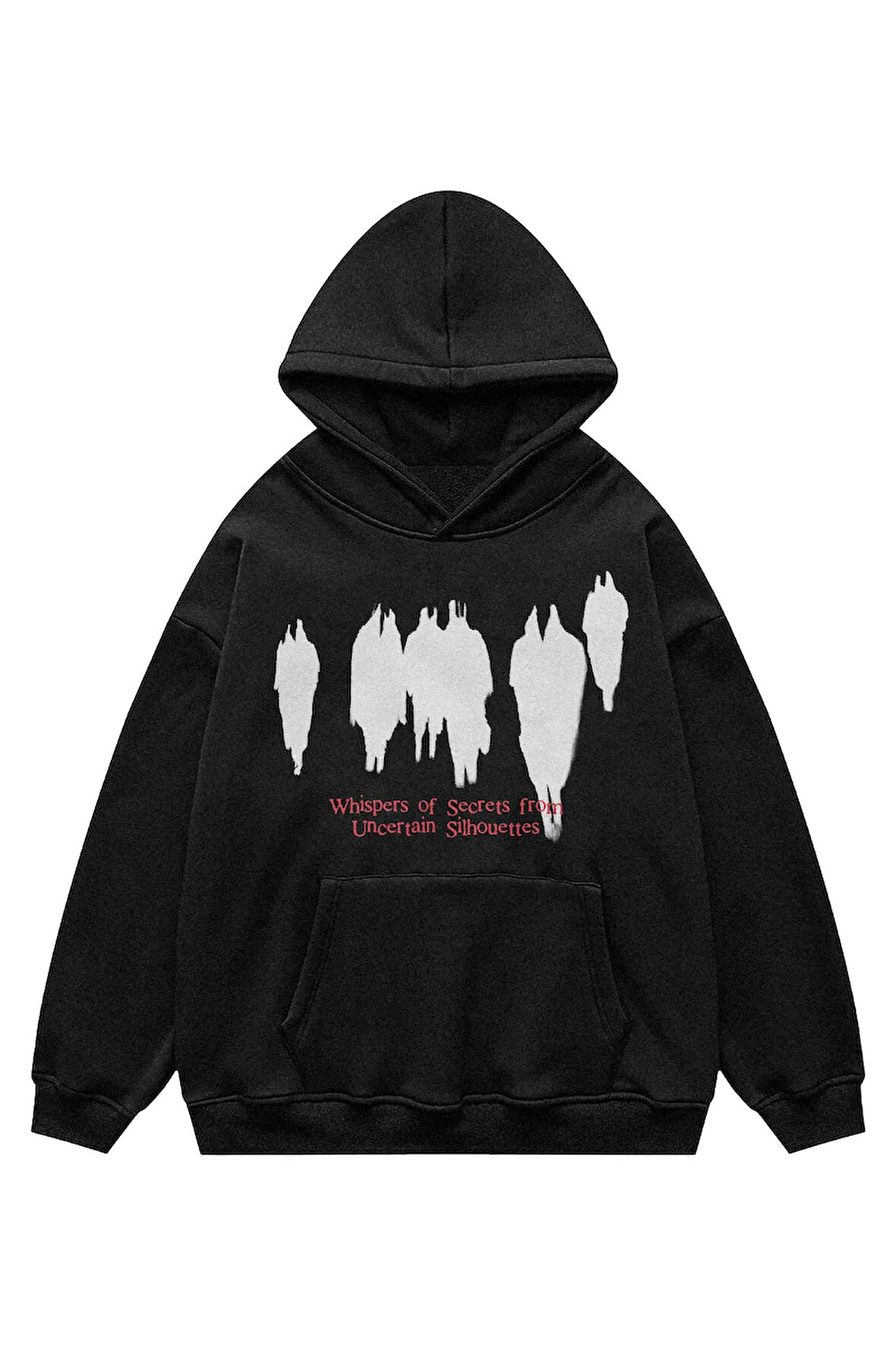 Unisex Silüet Sweatshirt Kapşonlu Hoodie