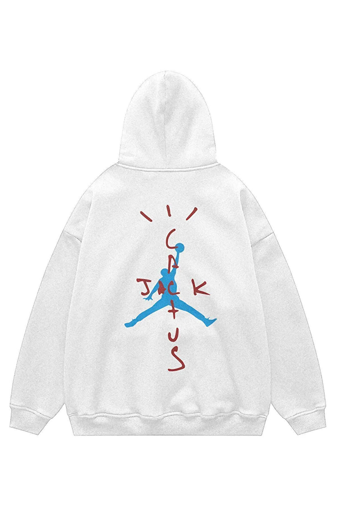 Unisex Cactus Jack Sweatshirt Kapşonlu Hoodie