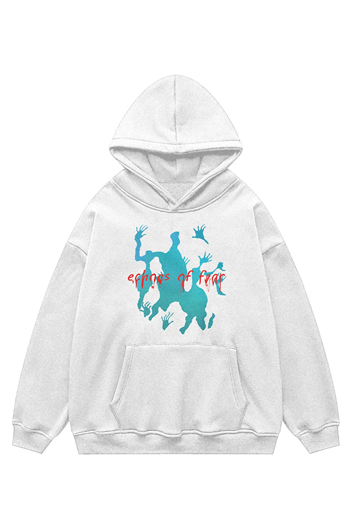 Unisex Echoes Of Fear Sweatshirt Kapşonlu Hoodie