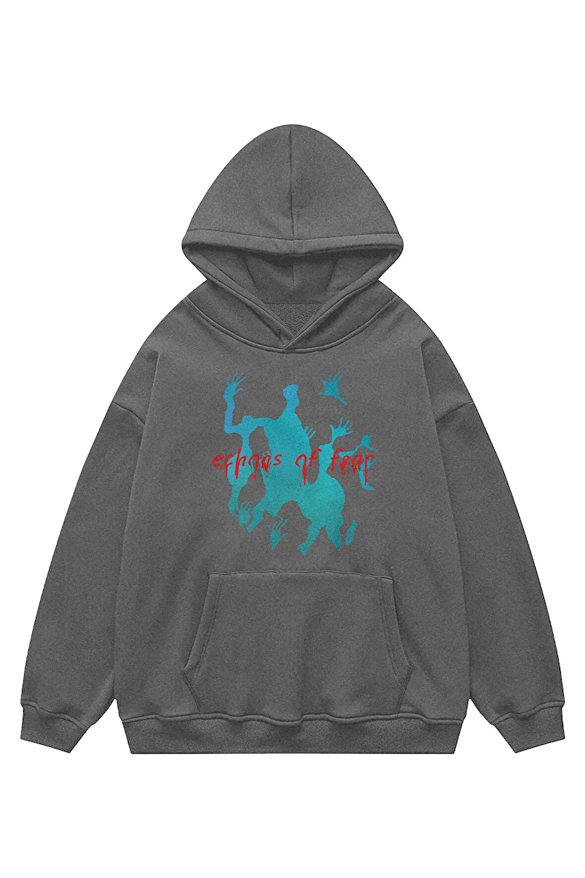 Unisex Echoes Of Fear Sweatshirt Kapşonlu Hoodie