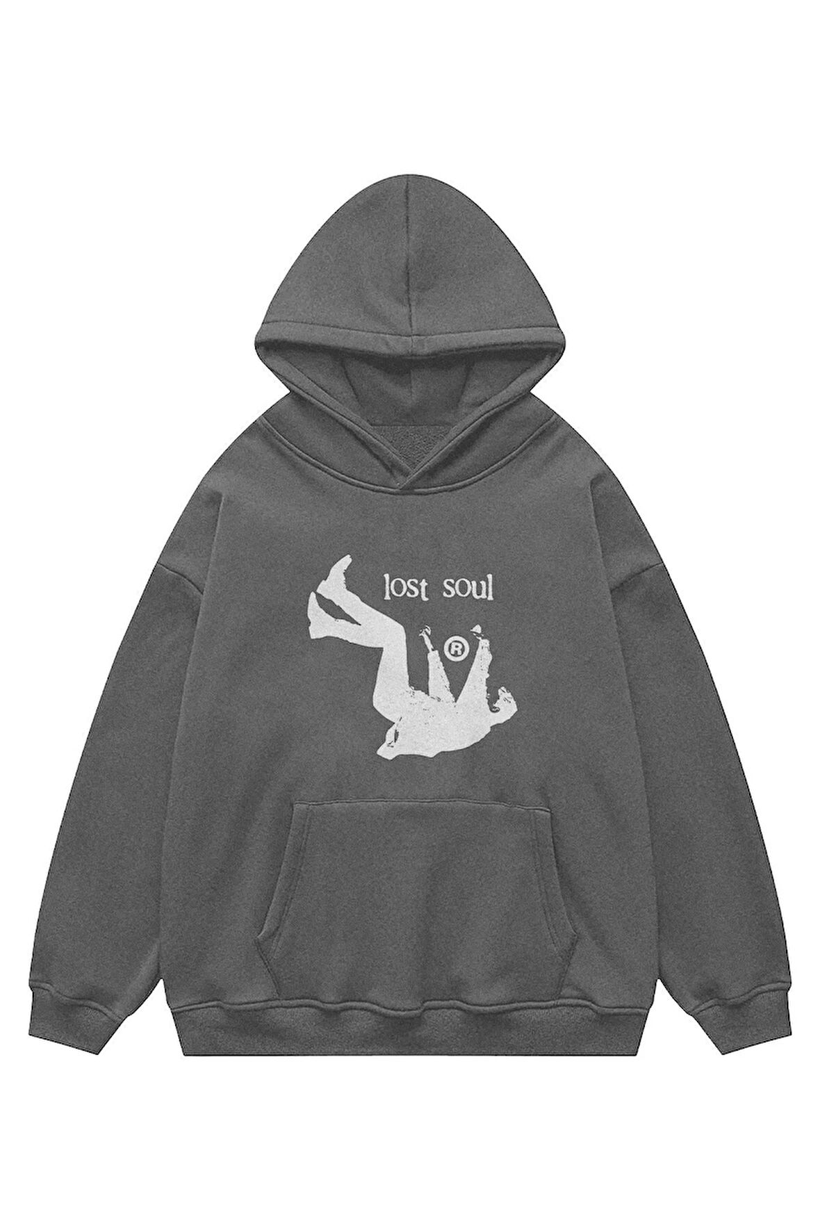 Unisex Lost Soul Kapşonlu Sweatshirt Hoodie