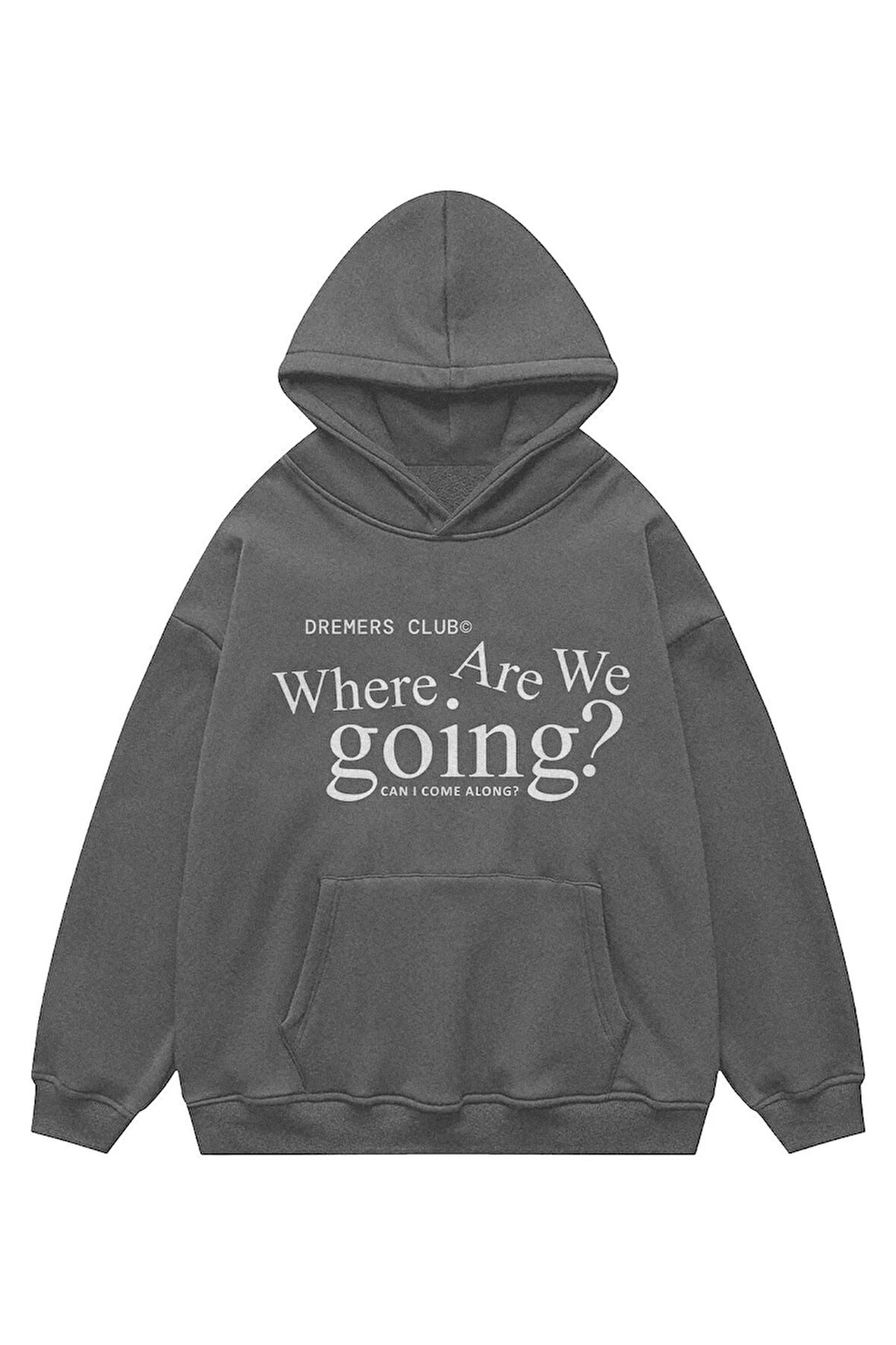 Unisex Where Are We Kapşonlu Sweatshirt Hoodie