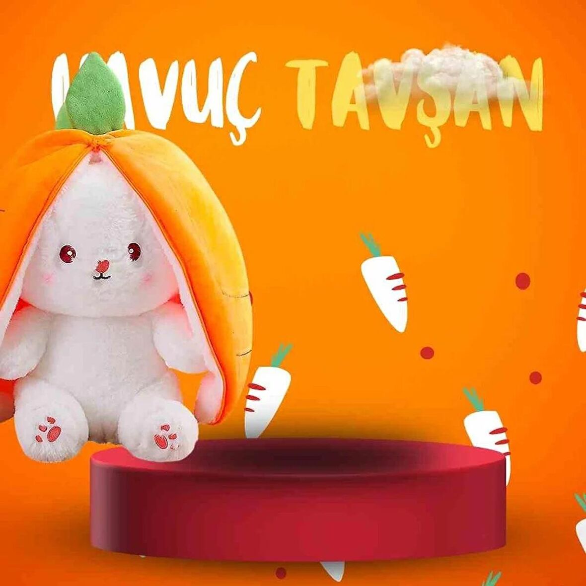 25 CM HAVUÇ KULAKLI TAVŞAN 