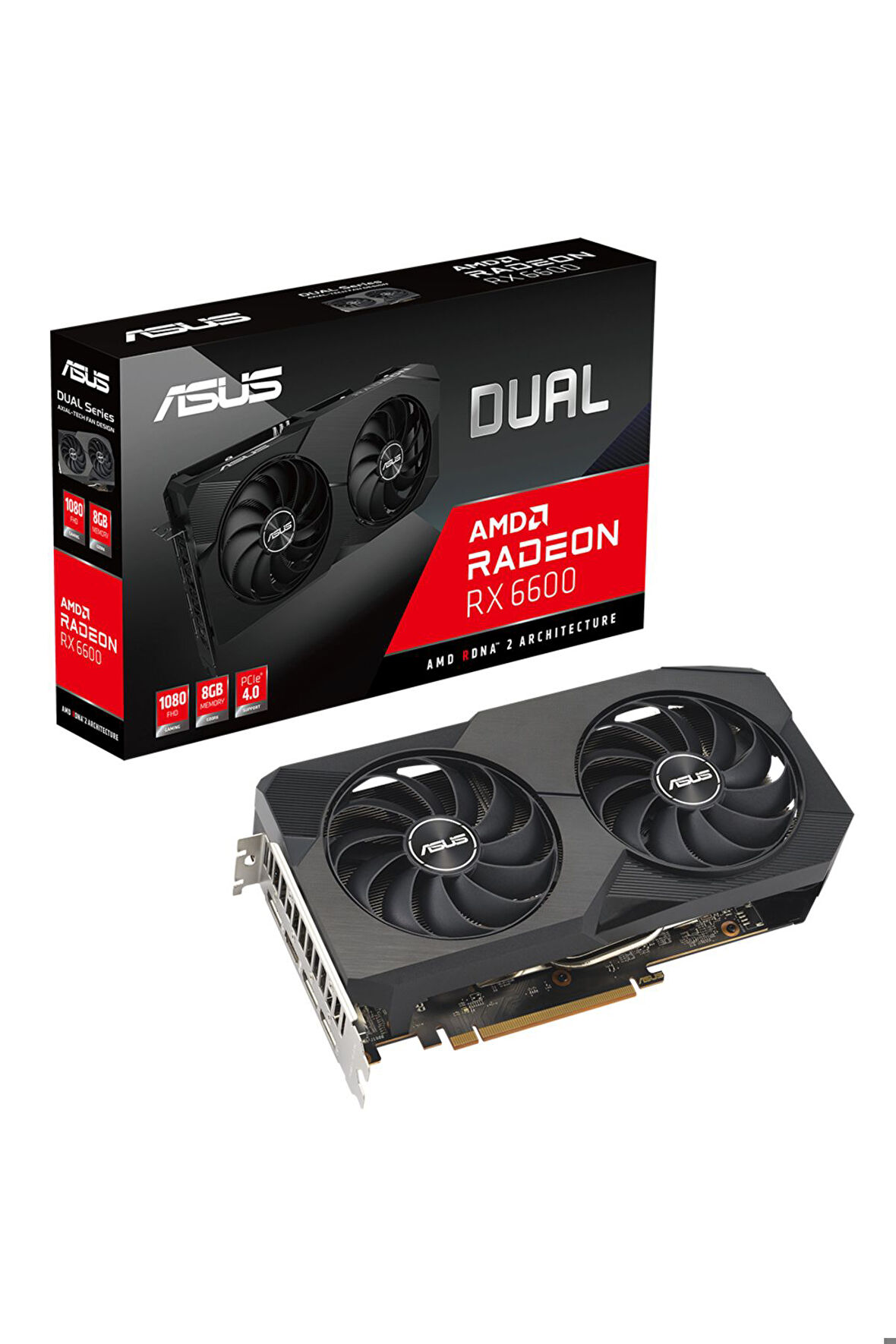 Asus AMD Radeon RX6600 DUAL-RX6600-8G-V2 8 GB GDDR6 128 Bit Ekran Kartı