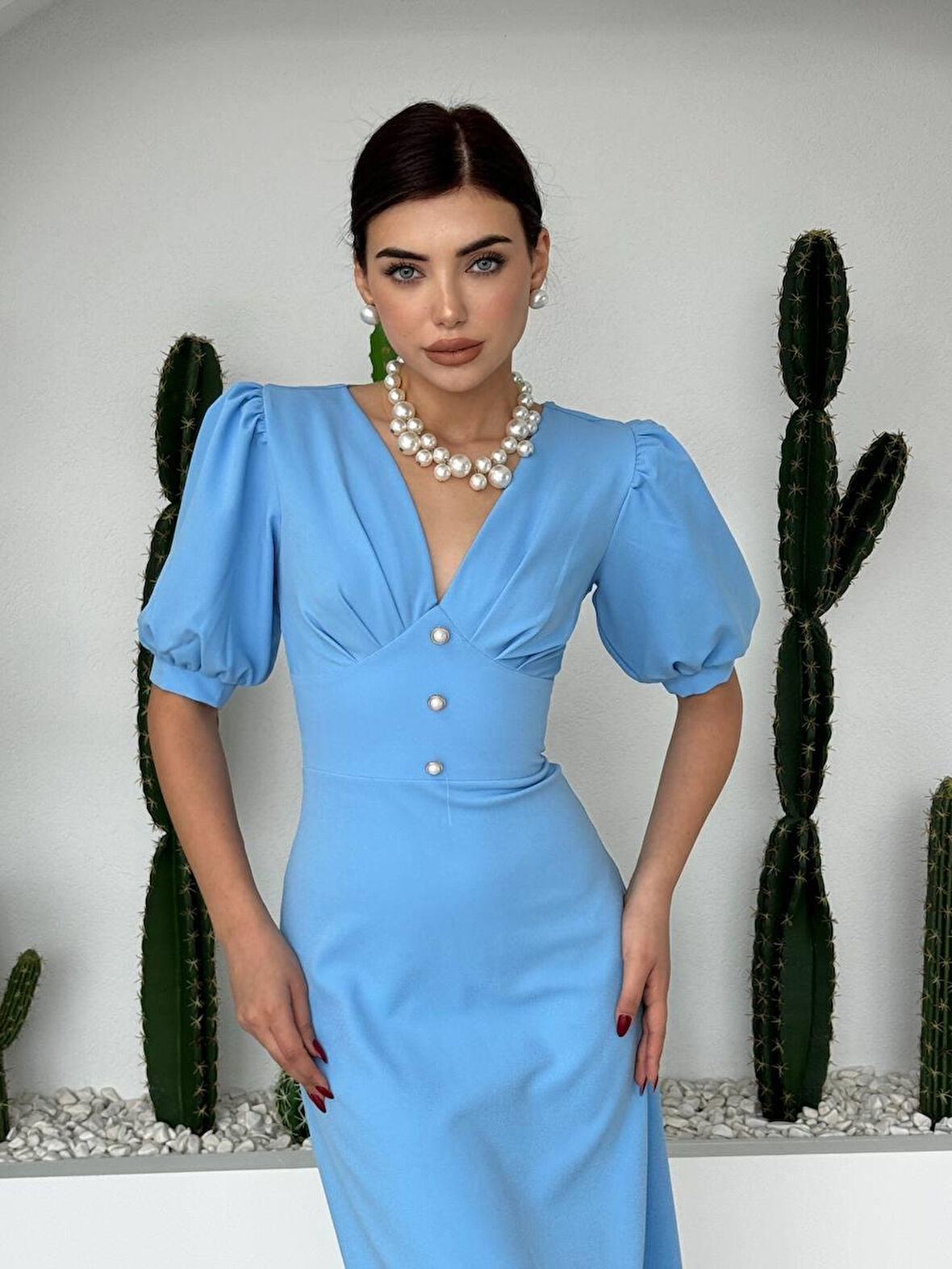 Linda Midi Elbise