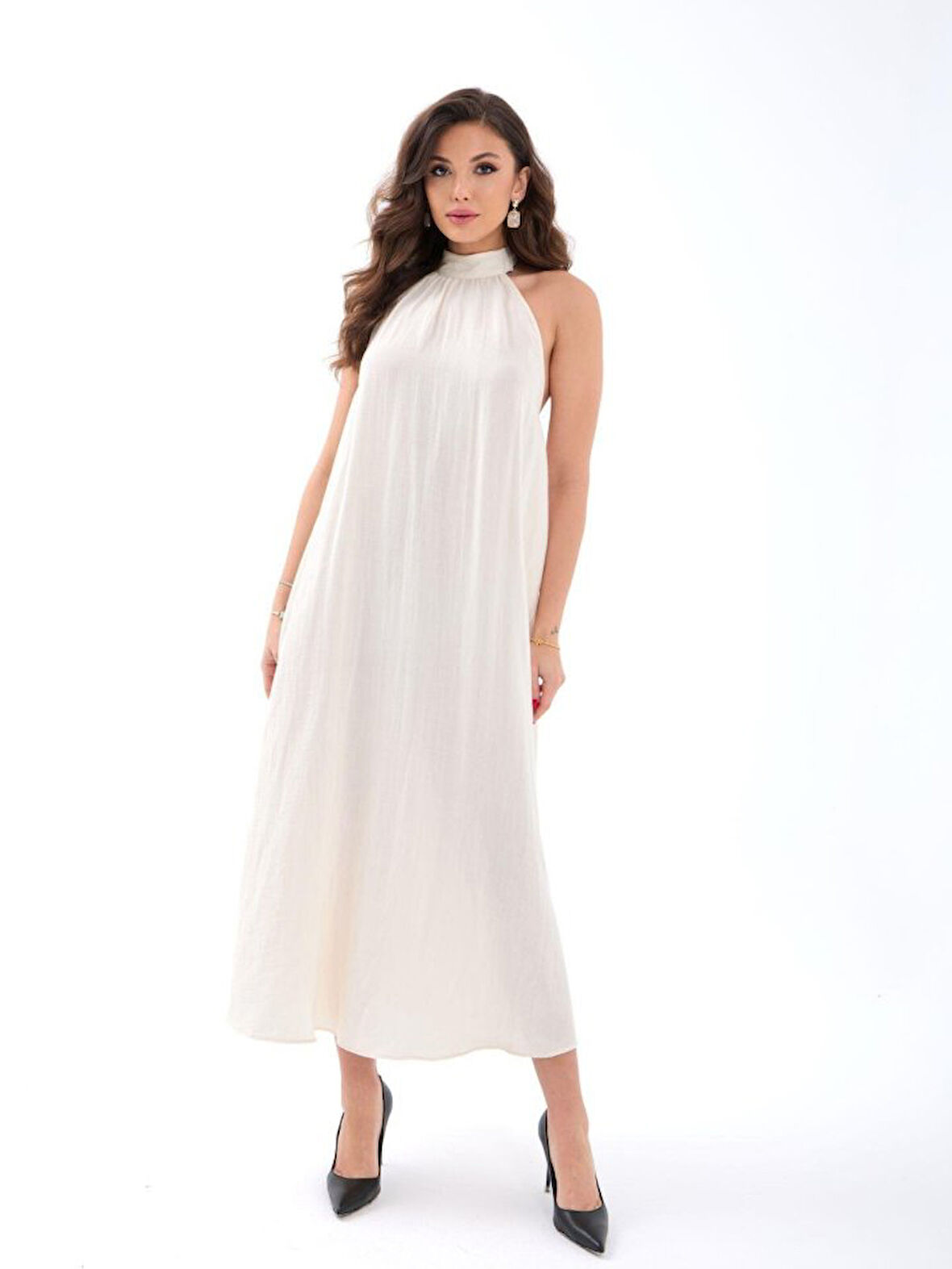 7145 ELBİSE-KREM