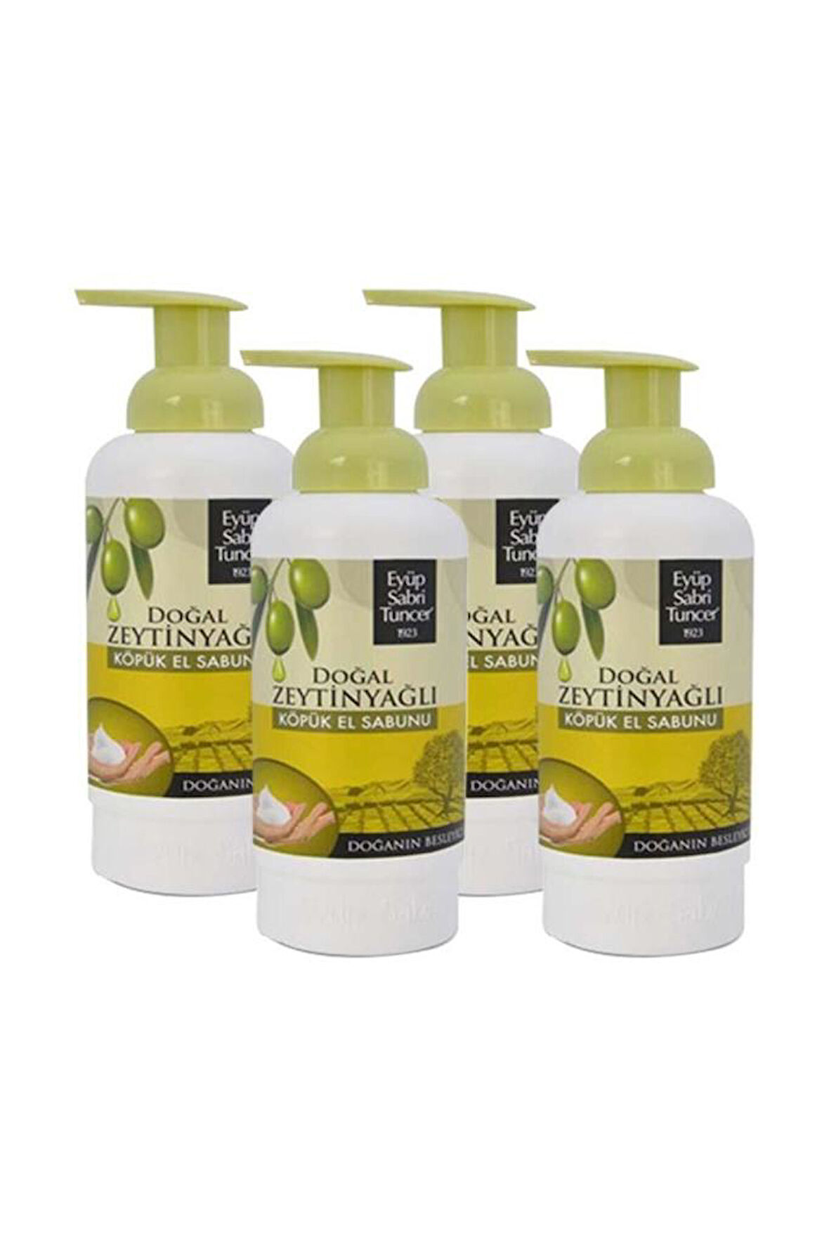 Eyüp Sabri Tuncer Köpük Sabun 500 ml Zeytinyağlı x 4 Adet