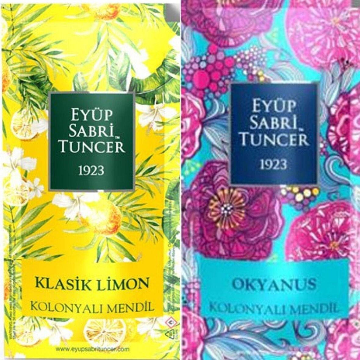 Kolonyalı Mendil Klasik Limon ve Okyanus 300 Adet