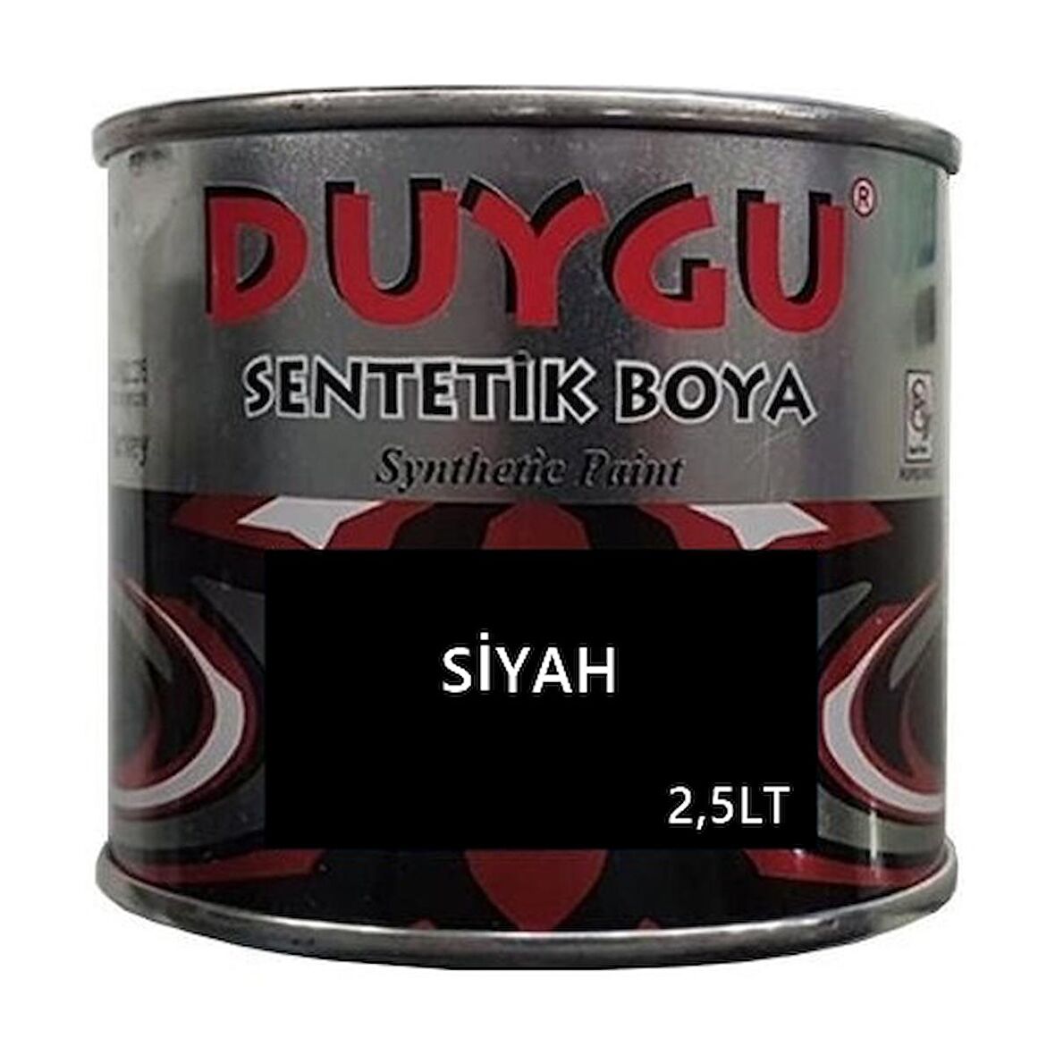 Duygu Sentetik Boya Siyah 1 GALON 2,85 KG AĞIRLIK 2.5 LT HACİM