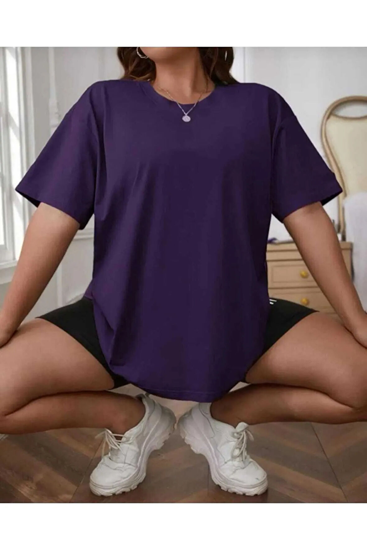 MALKOÇBEY BASKISIZ OVERSİZE UNİSEX BASİC T-ŞHİRT