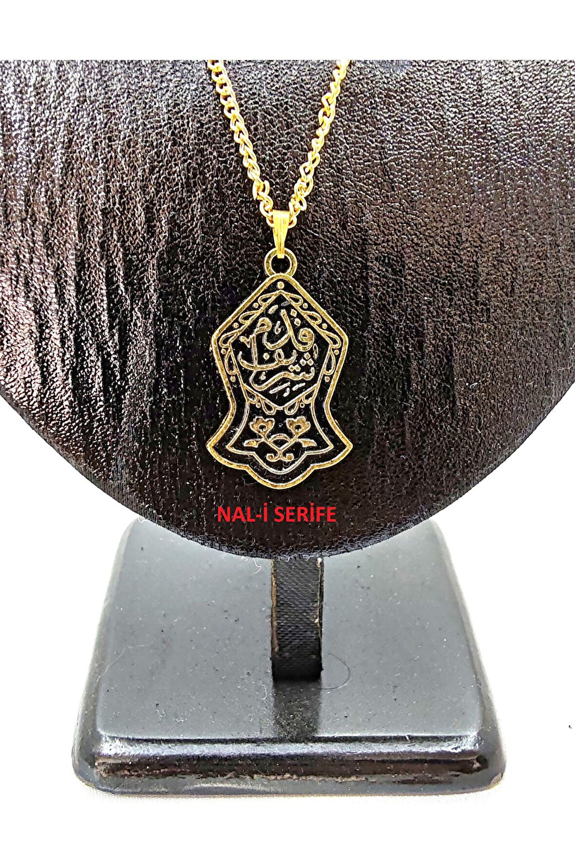 DUA VEYA MÜHÜR TEMALI UNİSEX ZİNCİR KOLYE