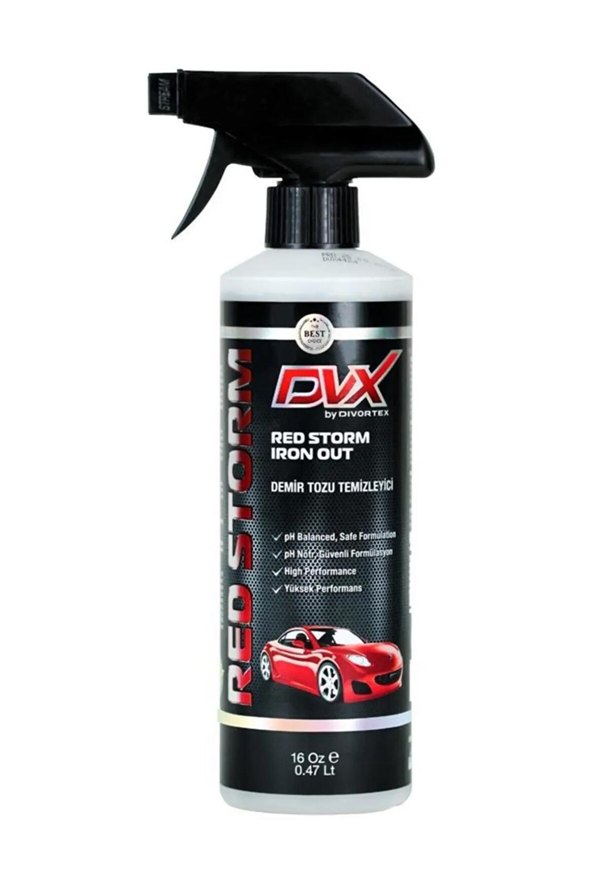 DVX Red Storm Demir Tozu Temizleyici IRON OUT 16 Oz 473 ml.