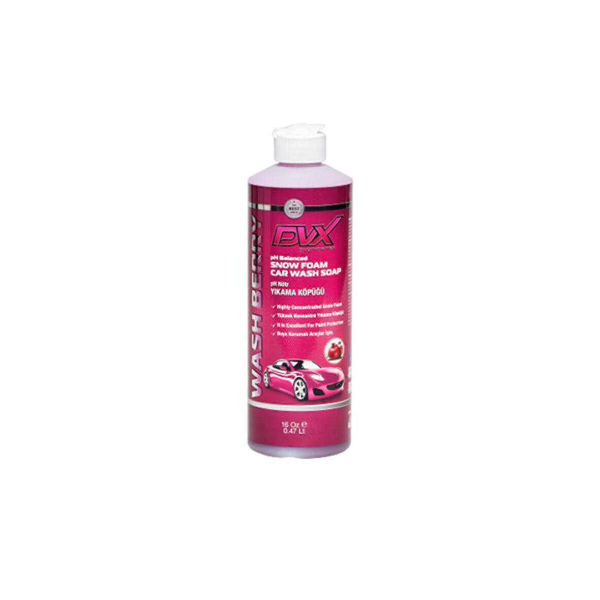 Divortex Dvx Wash Berry Ph Nötr Oto Şampuanı 16 Oz 473 ml