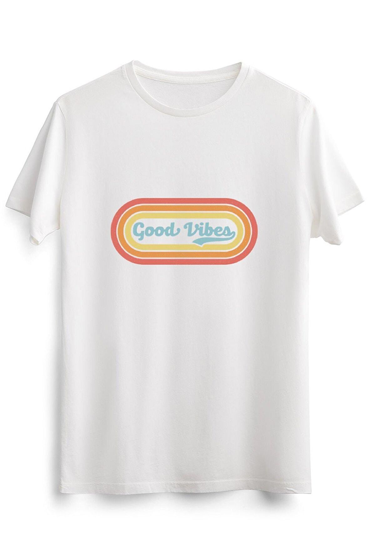 Erkek Beyaz Good Vibes