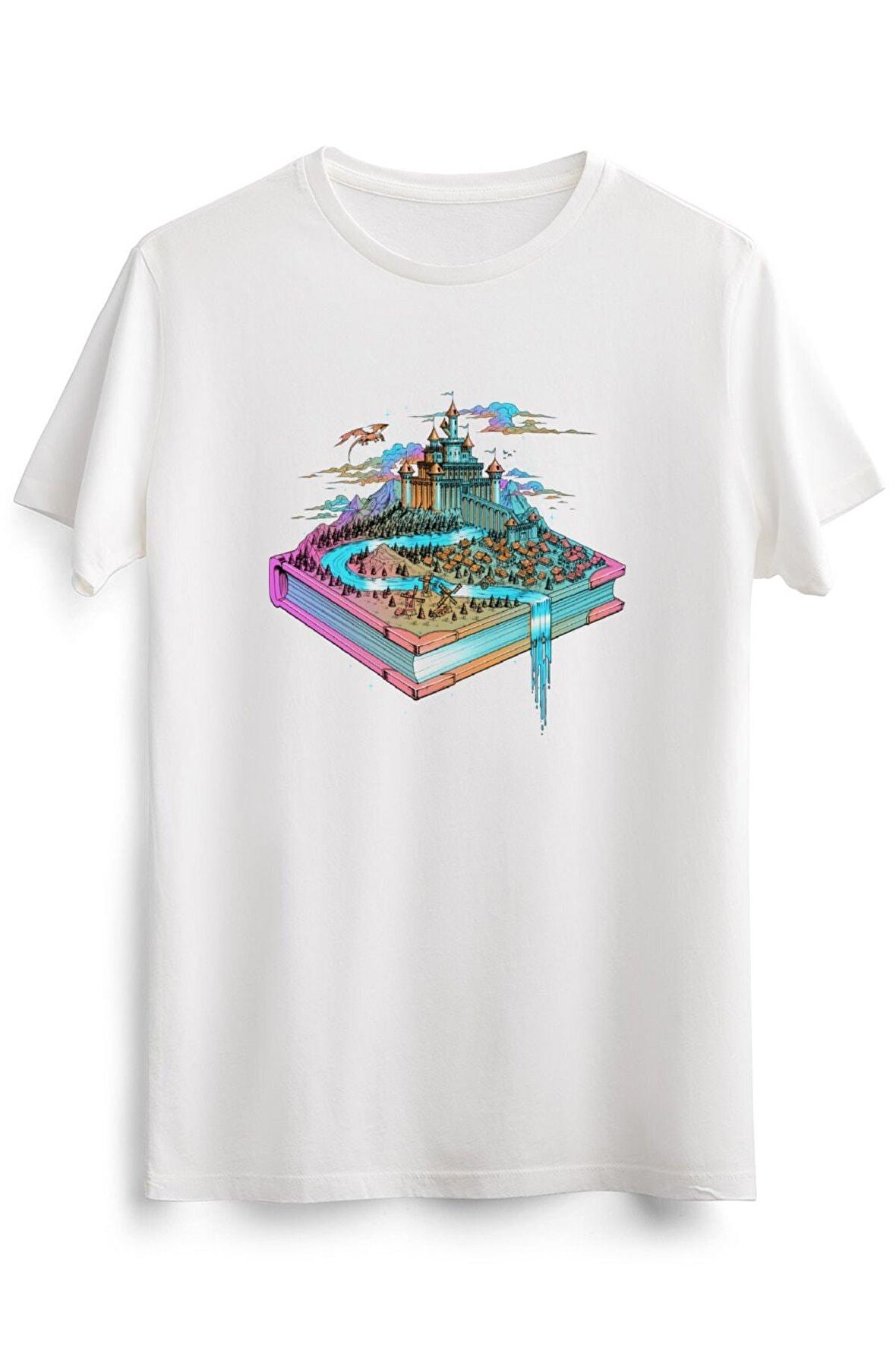 Erkek Beyaz The World Is A Book