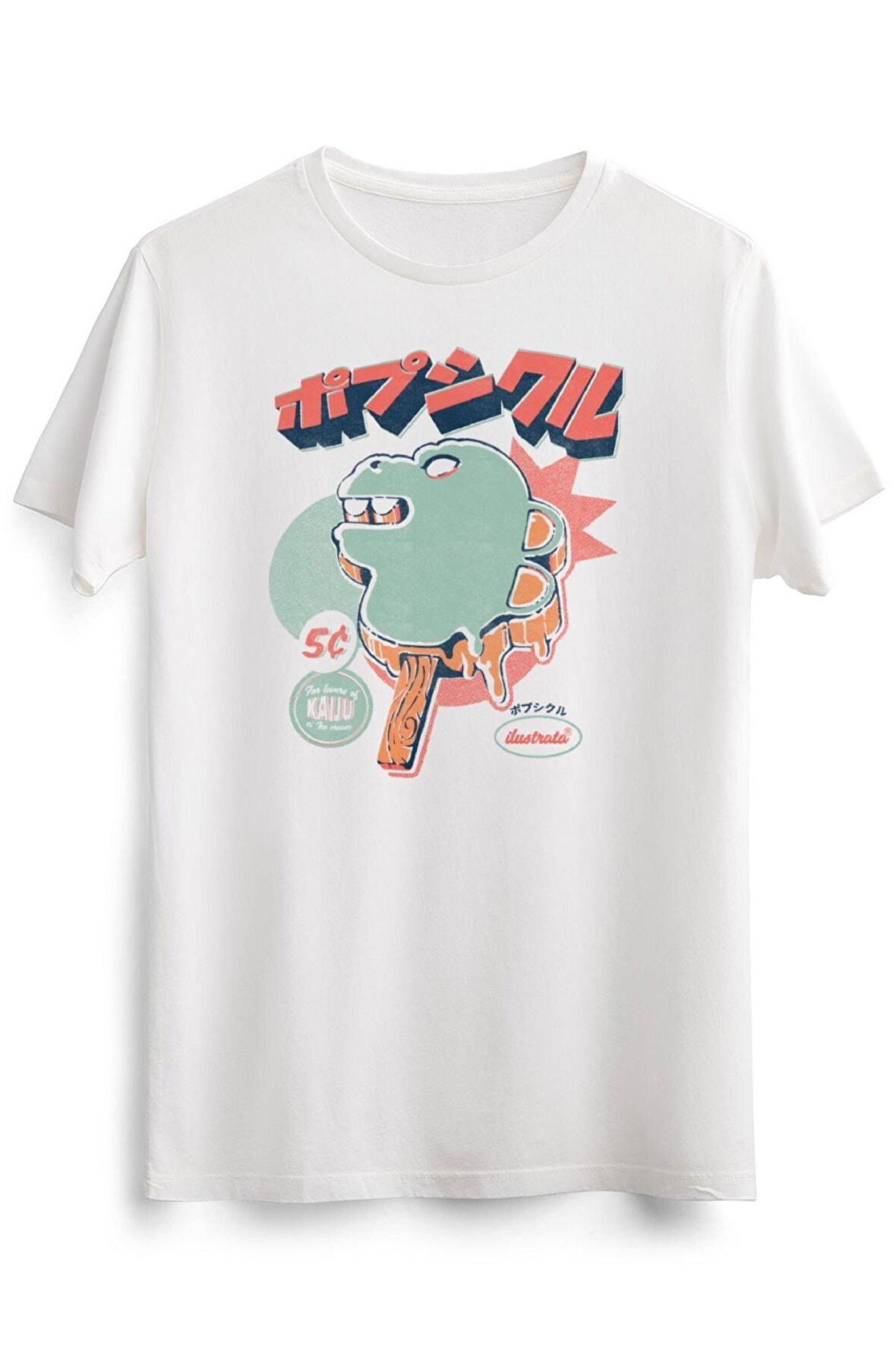 Erkek Beyaz Kaiju Ice Pop