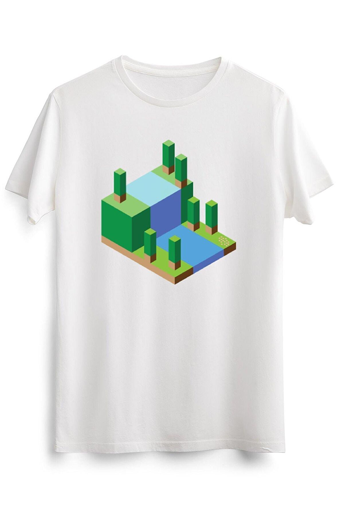 Erkek Beyaz Isometric Falls