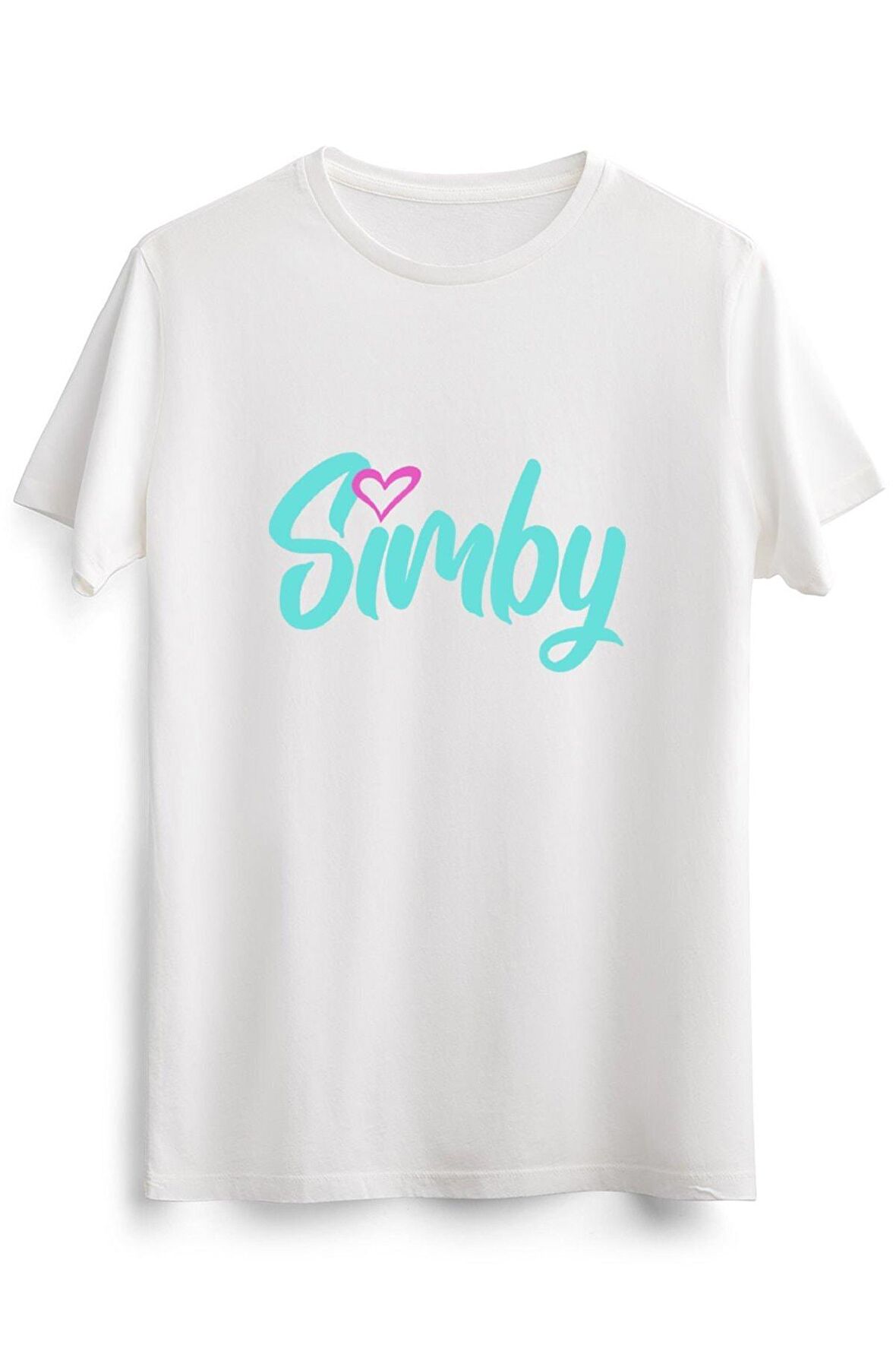 Erkek Beyaz Simby's Original Pocket Logo T-shirt