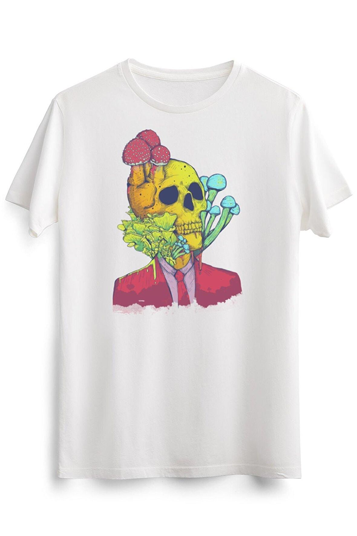 Erkek Beyaz Mushroom Man