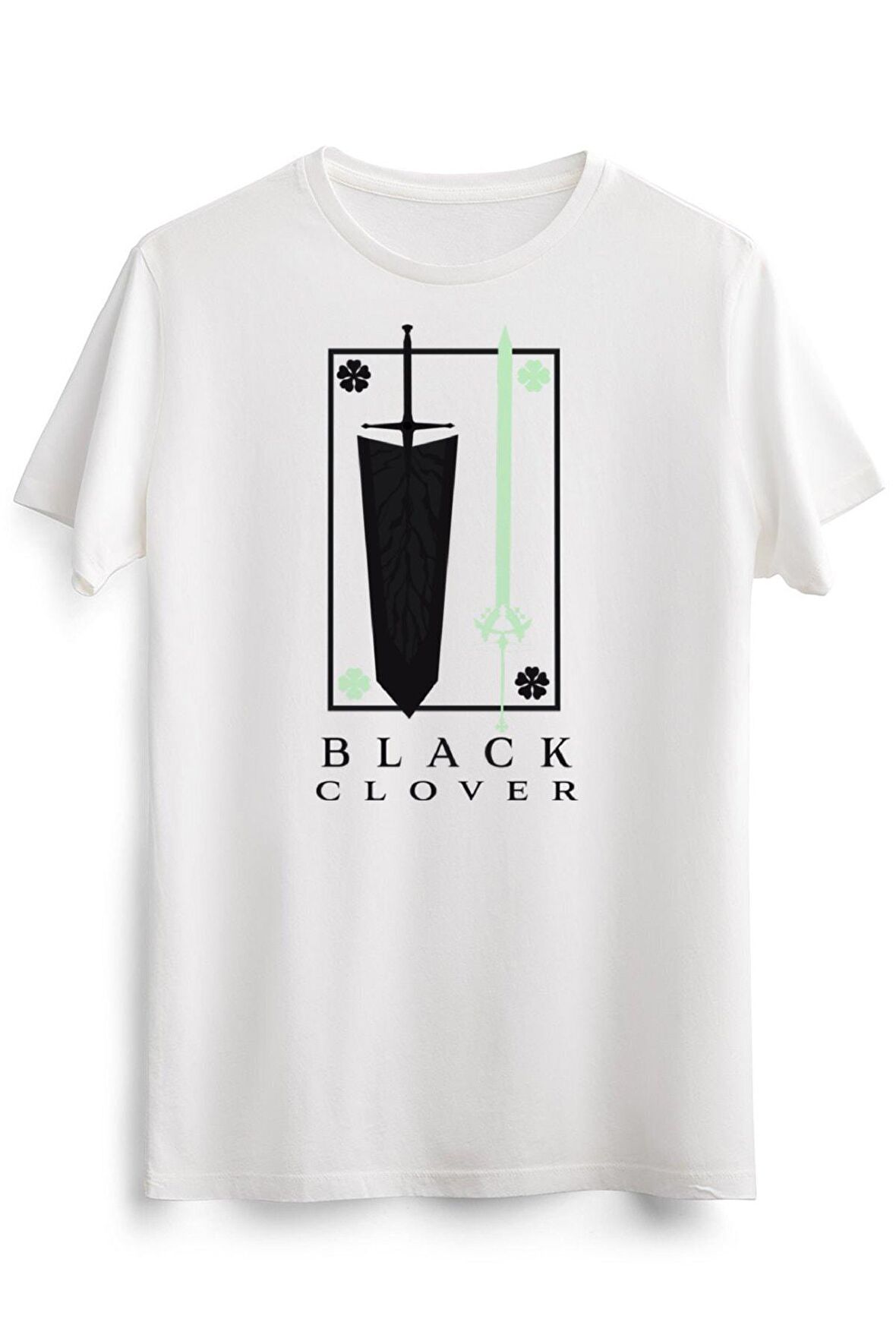 Erkek Beyaz Black Clover Swords