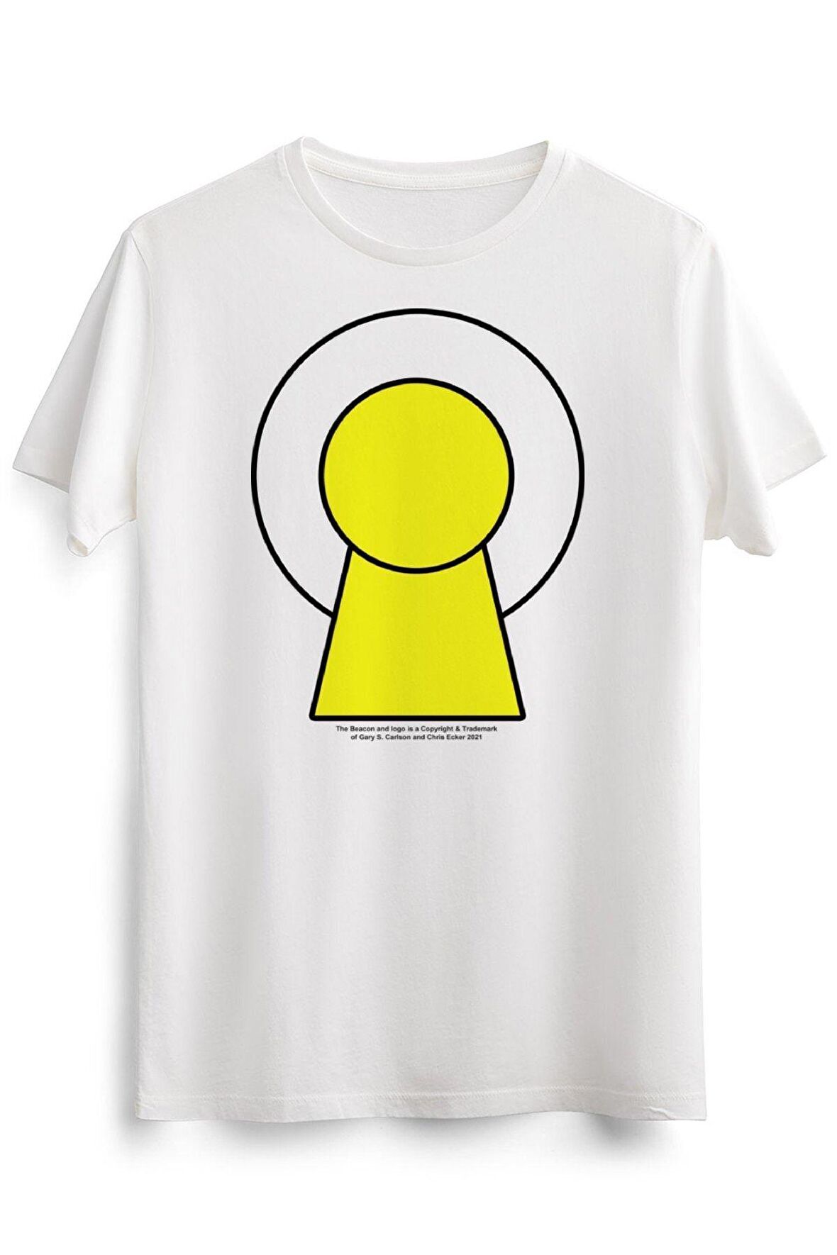 Erkek Beyaz The Beacon Logo T-shirt