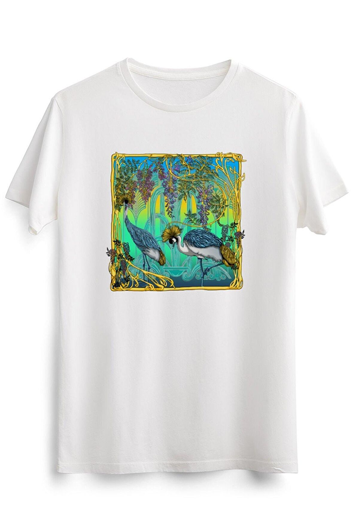 Erkek Beyaz Crane Deco