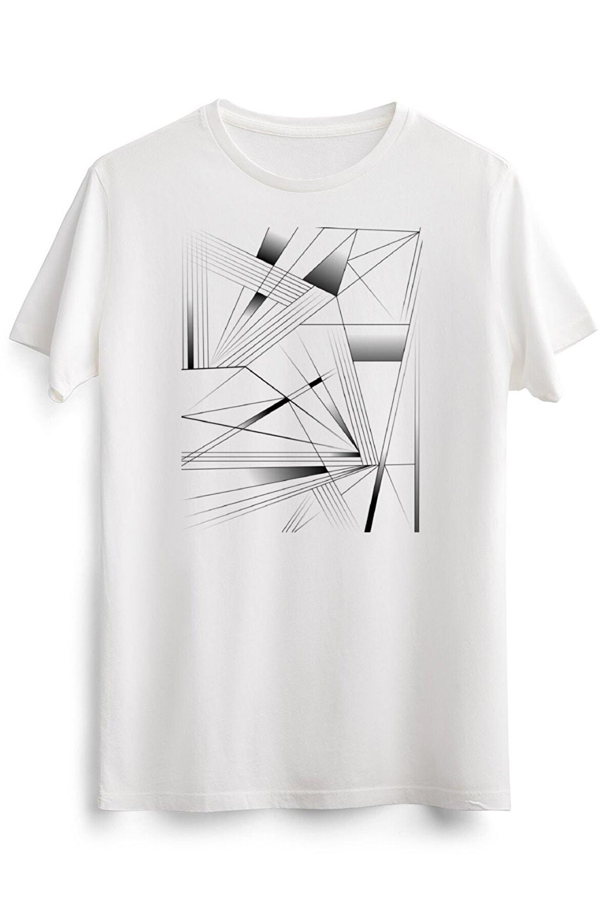 Erkek Beyaz Black And White Suprematist Composıtıon