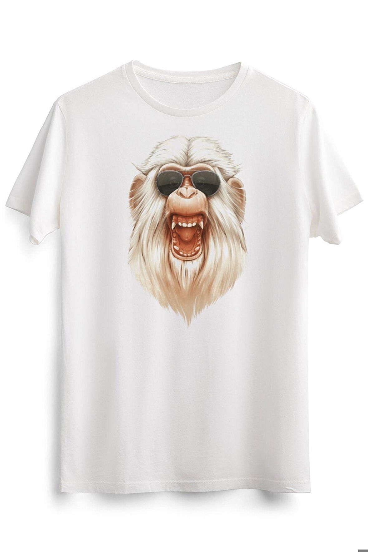 Erkek Beyaz The Great White Angry Monkey