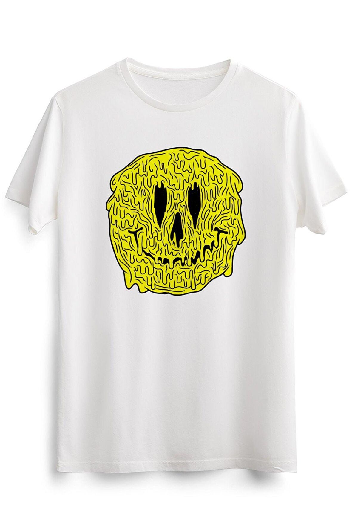 Erkek Beyaz Melting Smiley