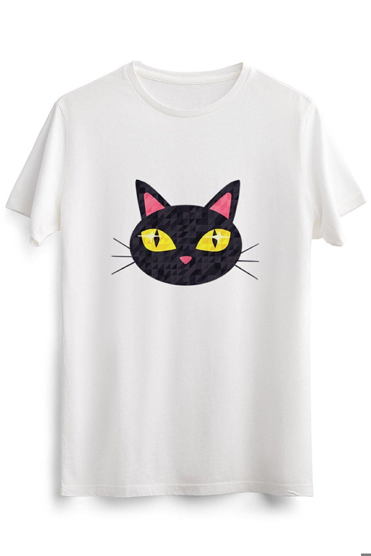 Erkek Beyaz Retro Cat