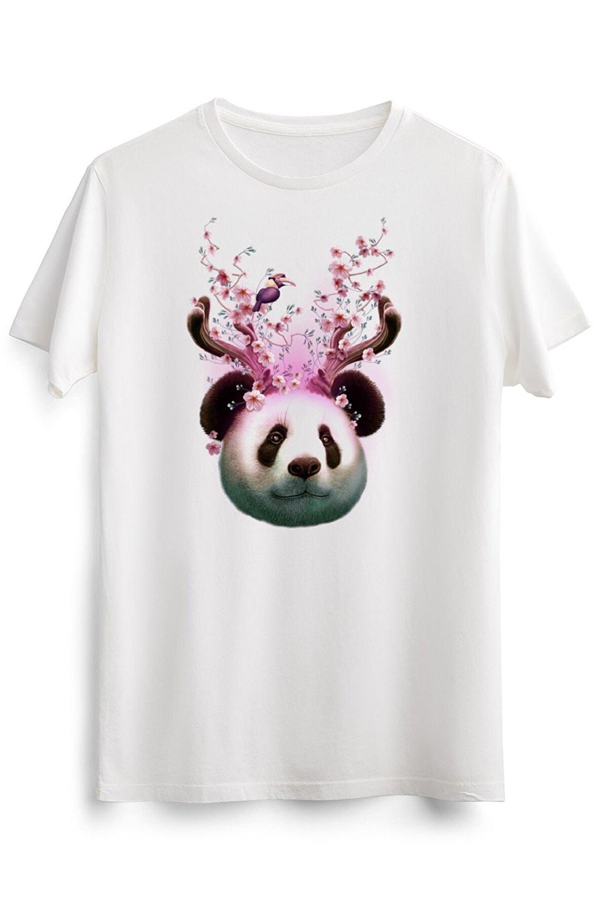 Erkek Beyaz Panda Horns Up