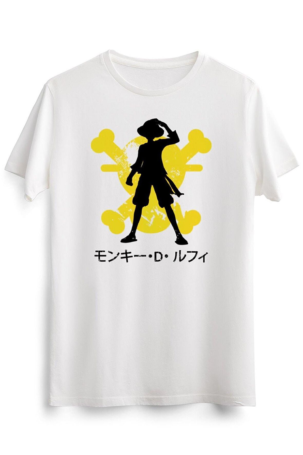 Erkek Beyaz Monkey D. Luffy