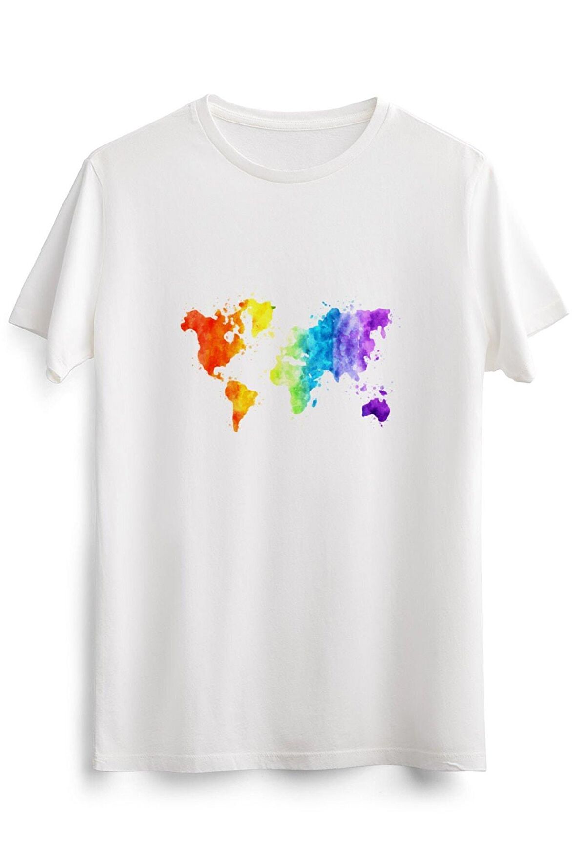 Erkek Beyaz Colorful World