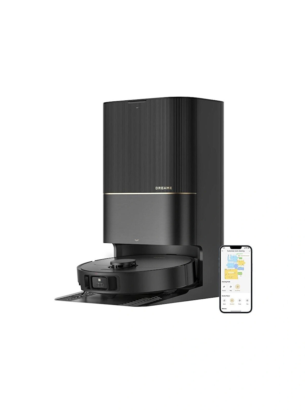 Dreame X40 Ultra Siyah Çöp İstasyonlu Akıllı Robot Süpürge