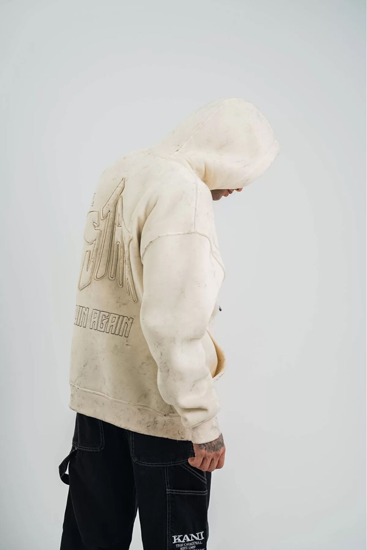 Nakış İşlemeli Oversize Sweatshirt