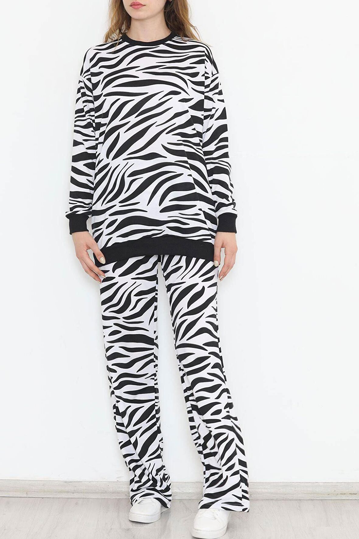 İki İplik Desenli Sweat Zebra - 12094.1567.