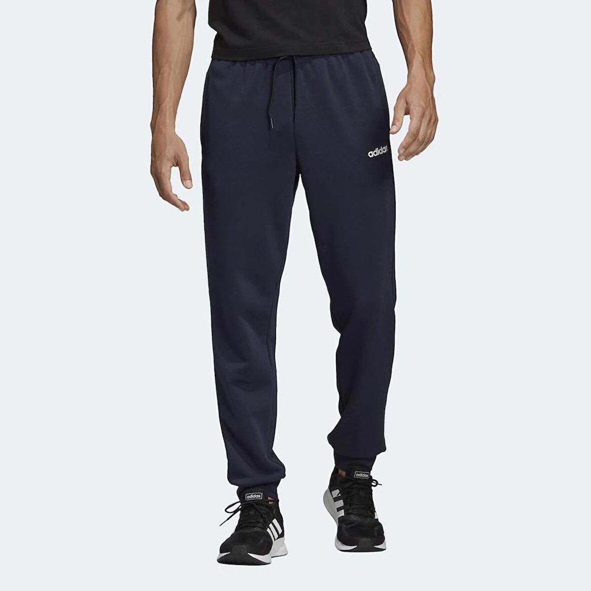 adidas DX3687 E PLN T Erkek Lacivert Spor Eşofman Altı